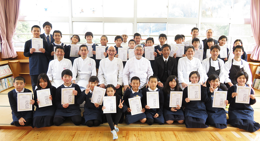 KIDS-シェフレポート 熊本県益城町立津森小学校